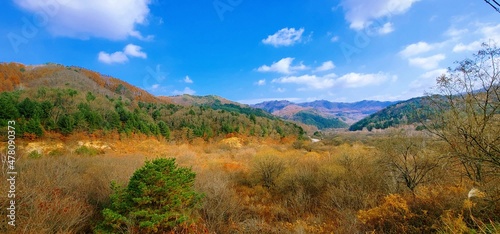 autumn in the mountains
