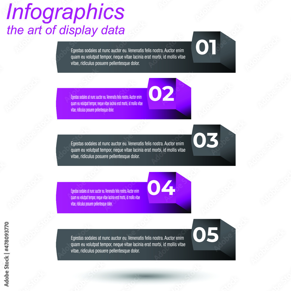 Fototapeta premium Infog-raphic display, idea to display information, ranked and statistics.