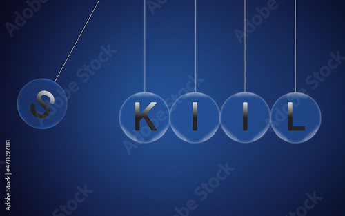 Skill Title on Newton's Cradle Swings in Pendulum Bubble