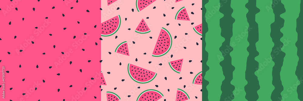 Seamless Watermellon Pattern Seamless Watermellon Pattern