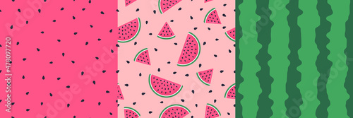 Seamless Watermellon Pattern