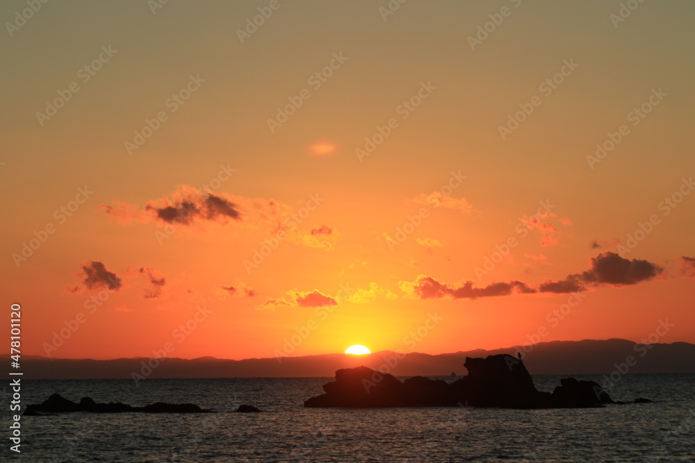 Obraz premium 森戸海岸