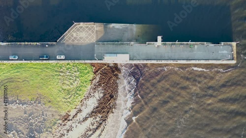 The pier in Mountcharles in County Donegal - Ireland. photo