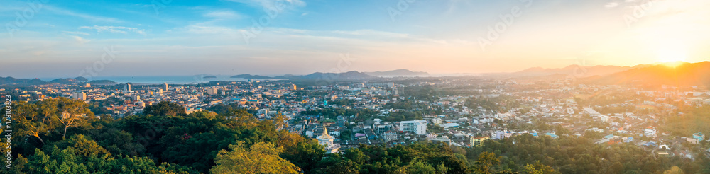 Khaorang Old Town Viewpoint in Phuket Old Town, Thailand Khaorang Old Town Viewpoint in Phuket Old Town, Thailand