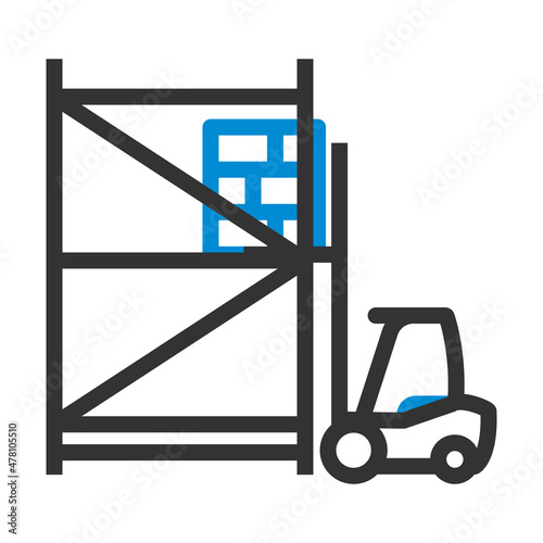 Warehouse Forklift Icon