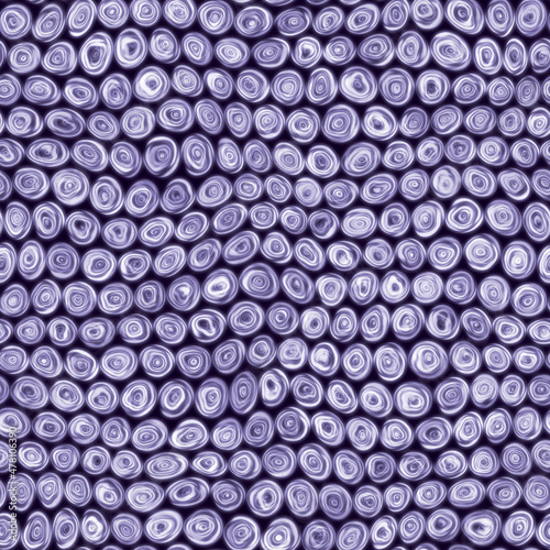 Tiny Purple Lavender Lilac Squiggly Swirly Spiral Circles Seamless Texture Pattern