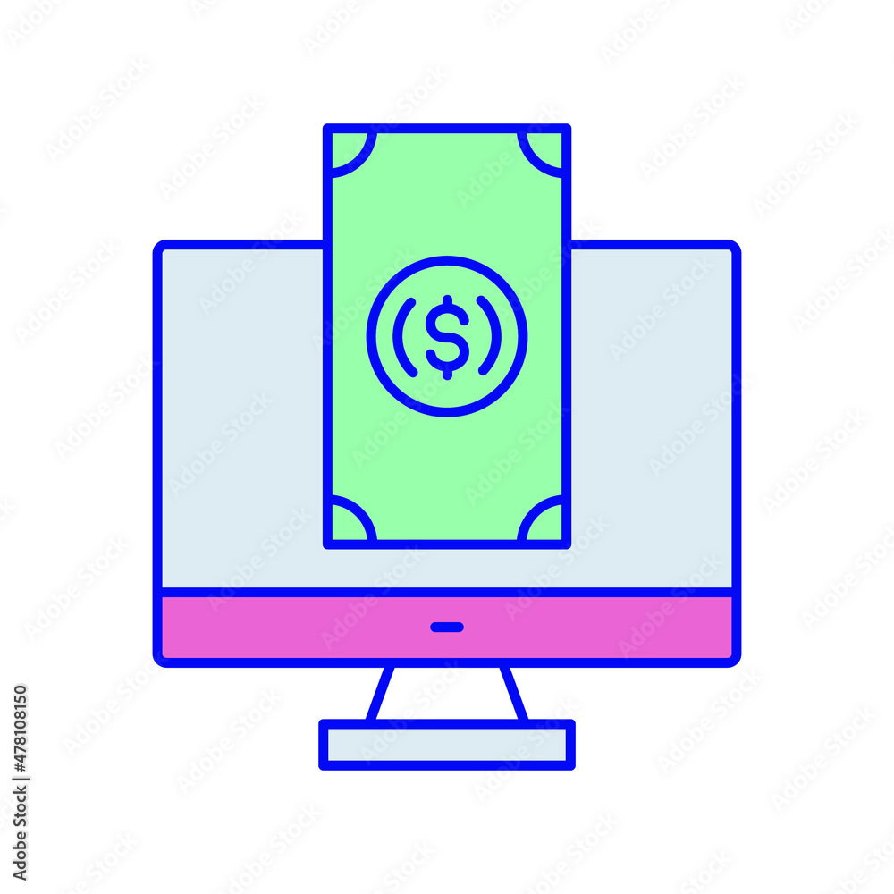Online Pay Vector icon which is suitable for commercial work and easily modify or edit it
Online Pay Vector icon which is suitable for commercial work and easily modify or edit it