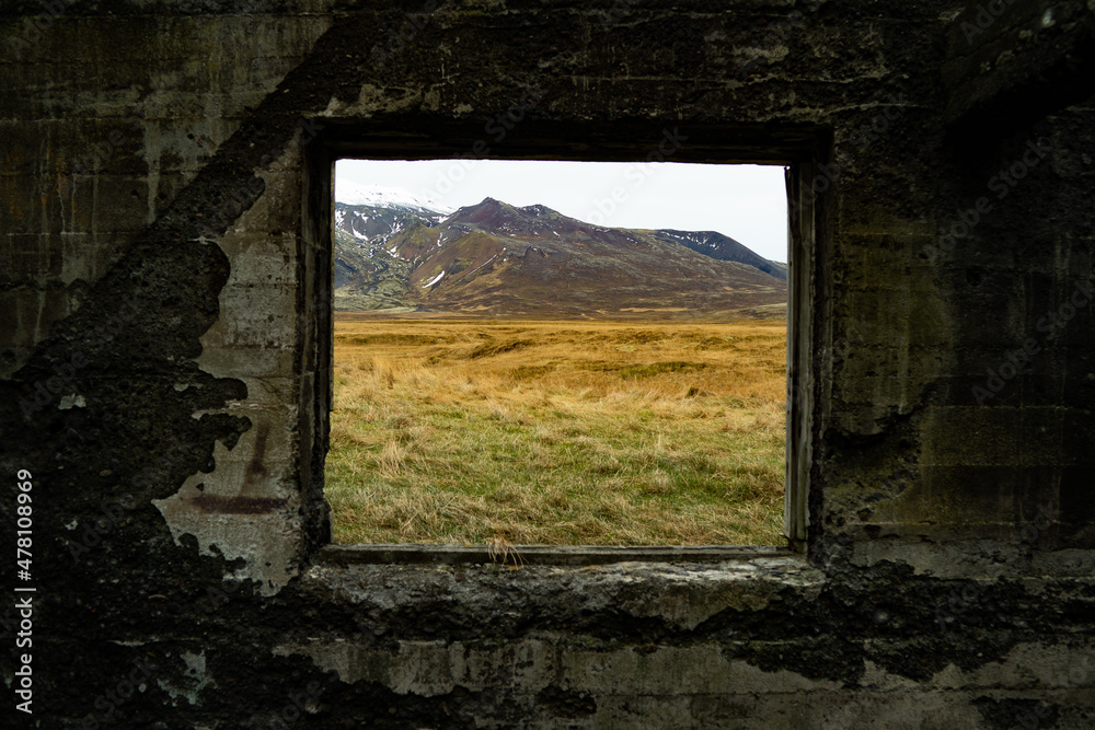 Abandoned House Frame Iceland