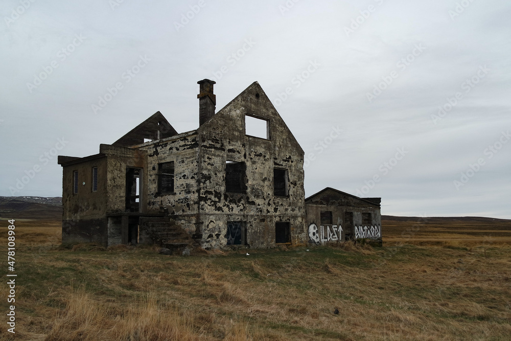 Obraz premium Abandoned House Iceland