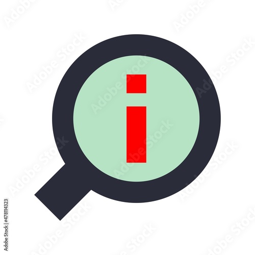 Seraching Flat Vector Icon Design