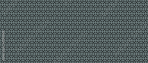 Dark gray geometric grid background. Pattern with squares. Modern dark abstract vector texture. 
