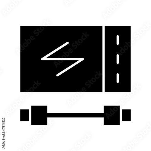 Power Bank Glyph Vector Icon Design