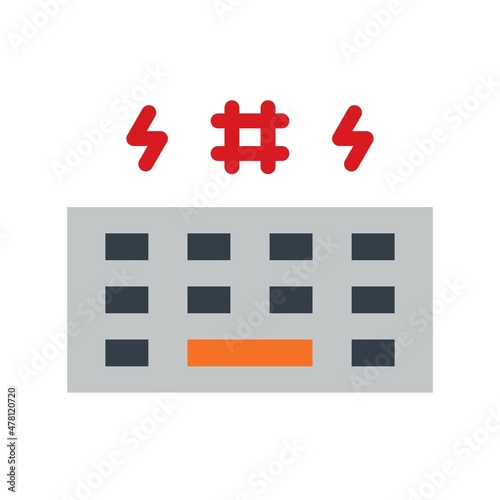 Cyberbullying Flat Vector Icon Design
