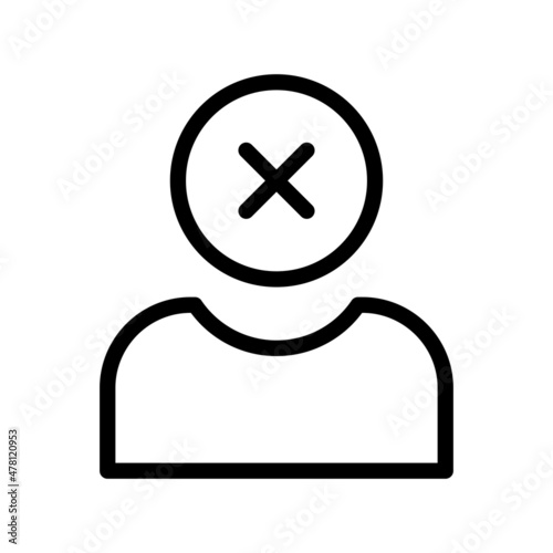 Block Line Vector Icon Design