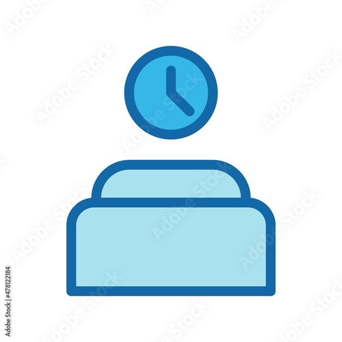 Insomina Line Filled Blue Vector Icon Design