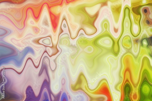 Abstract Color flow gradient background. Liquid marble art texture. Flow inks in water style
