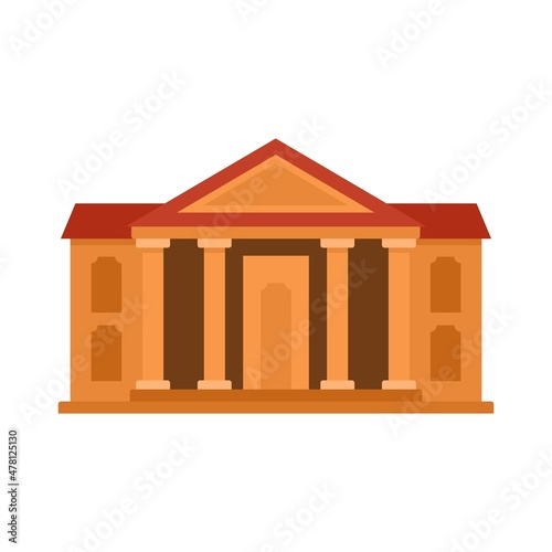Comedy theater icon flat isolated vector