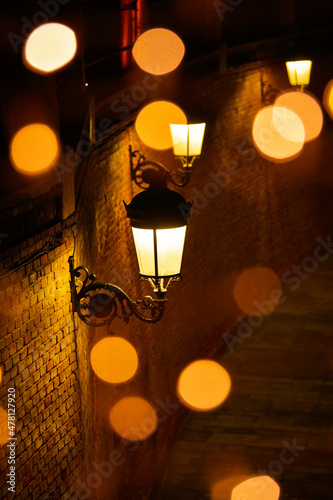 Foto Christmas decorations in Sibiu during the winter holidays