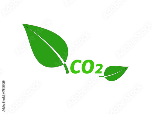 CO2 ECO Icon Vector Logo