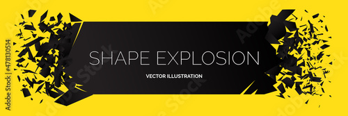 Shape Explosion, Destructive Shapes, Debris Isolated