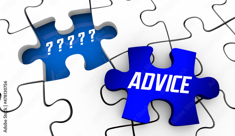 Advice Puzzle Piece Solve Problem Answer Question Solution 3d Illustration Advice Puzzle Piece Solve Problem Answer Question Solution 3d Illustration