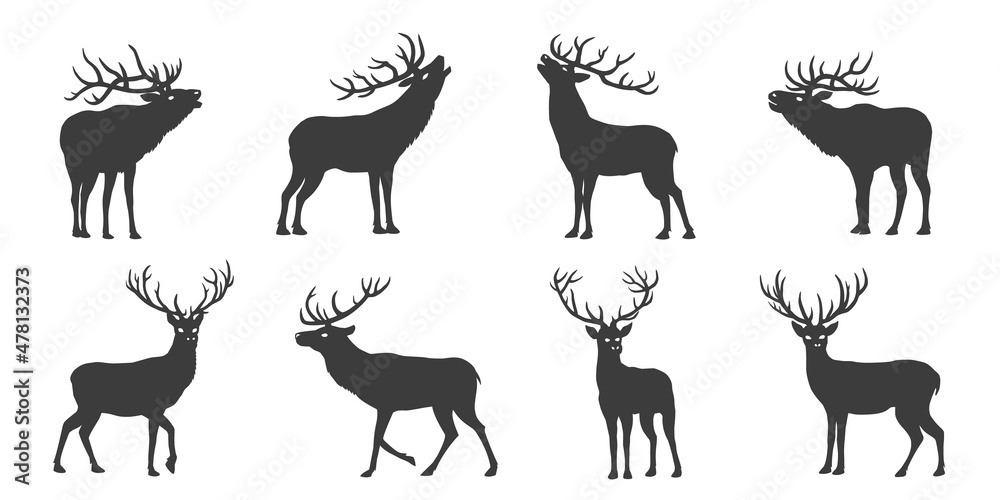 deer silhouettes 2021