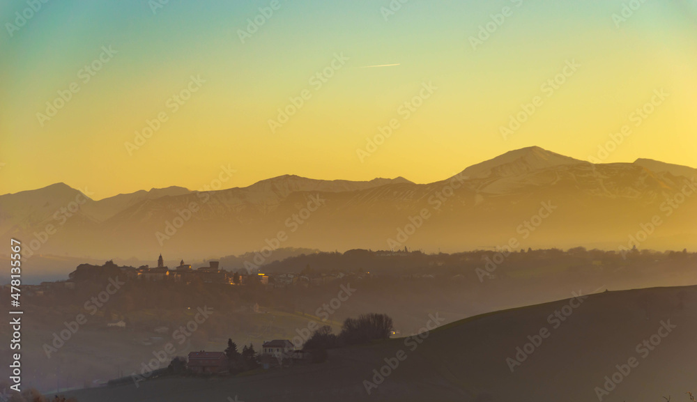 Sunset Landscape 4 (Italy-Marche)