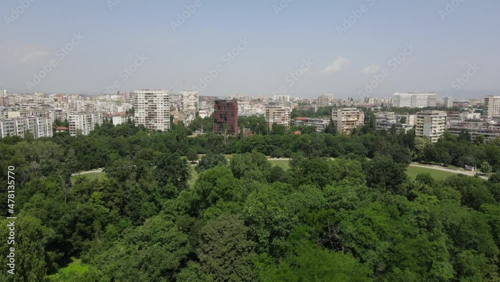 Amazing Aerial view of South Park in city of Sofia, Bulgaria Amazing Aerial view of South Park in city of Sofia, Bulgaria