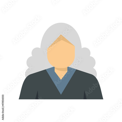 Newtons person icon flat isolated vector