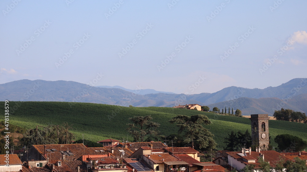 Paese di campagna in Toscana