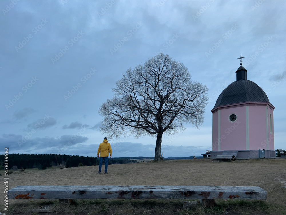Fototapeta premium Alter Berg bei Böttingen in der nähe von Tuttlingen