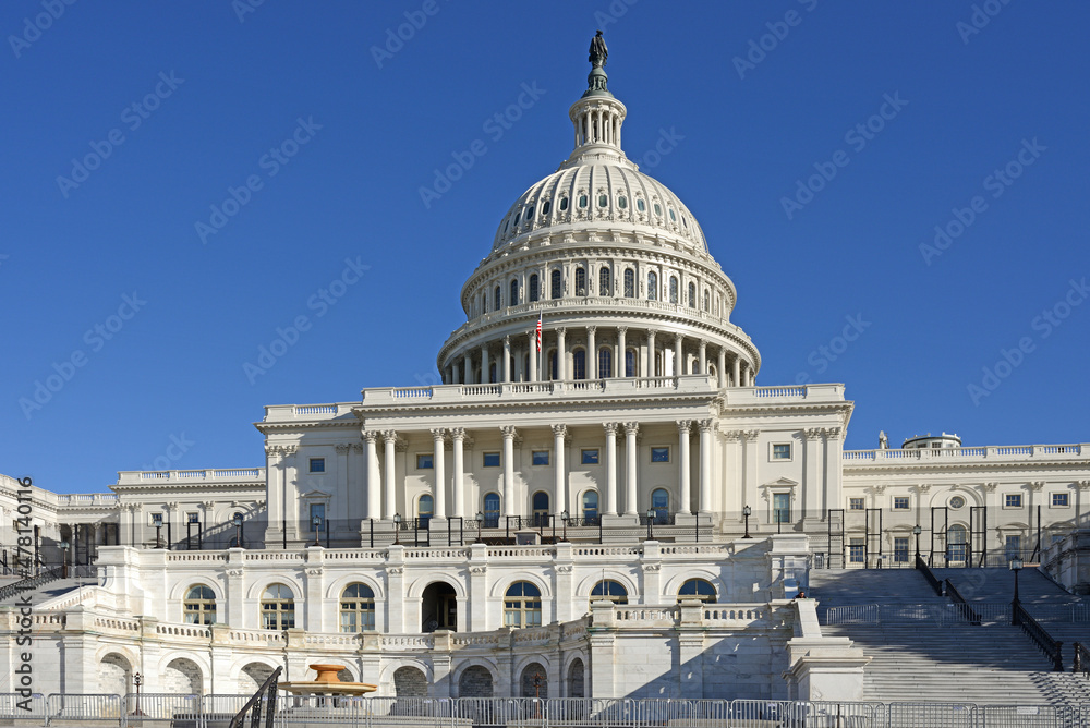 United States Capitol, meeting place of United States Congress and seat of legislative branch of U.S. federal government