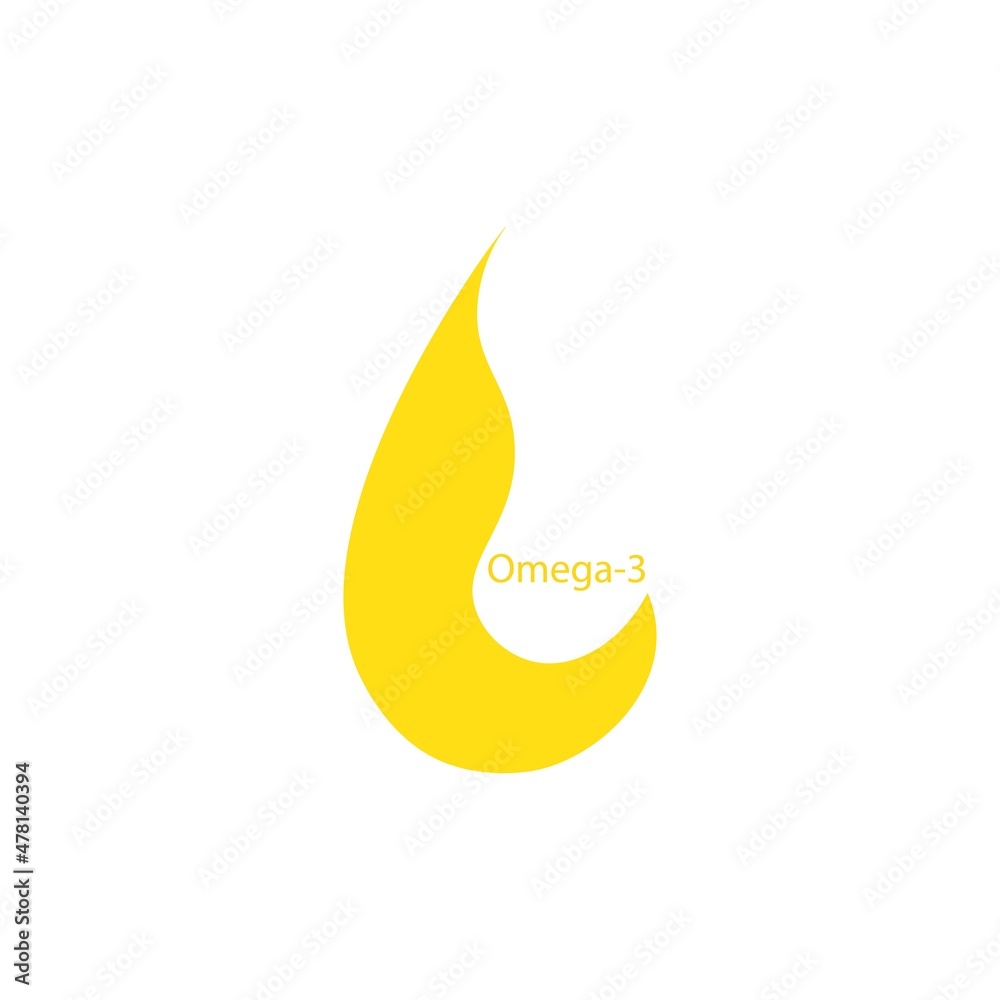Fish oil icon logo vector Fish oil icon logo vector