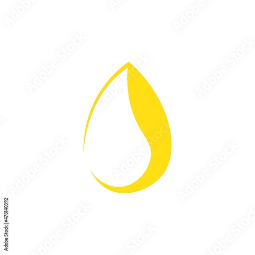 Fish oil icon logo vector