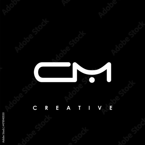 CM Letter Initial Logo Design Template Vector Illustration