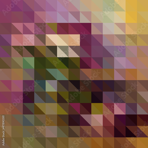 Retro pattern of geometric shapes. Colorful mosaic banner. Geometric hipster retro background with place for your text.