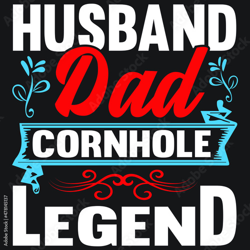 husband dad cornhole legend