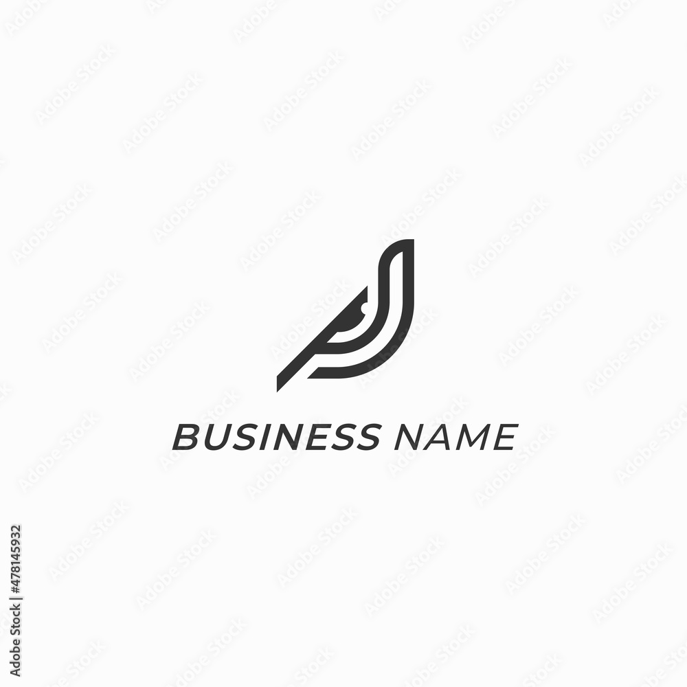 design logo creative line bird and eye design logo creative line bird and eye