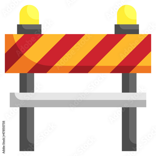 BARRIER flat icon