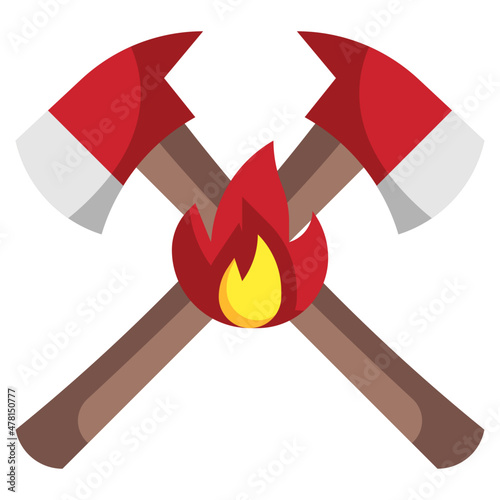 AXES flat icon