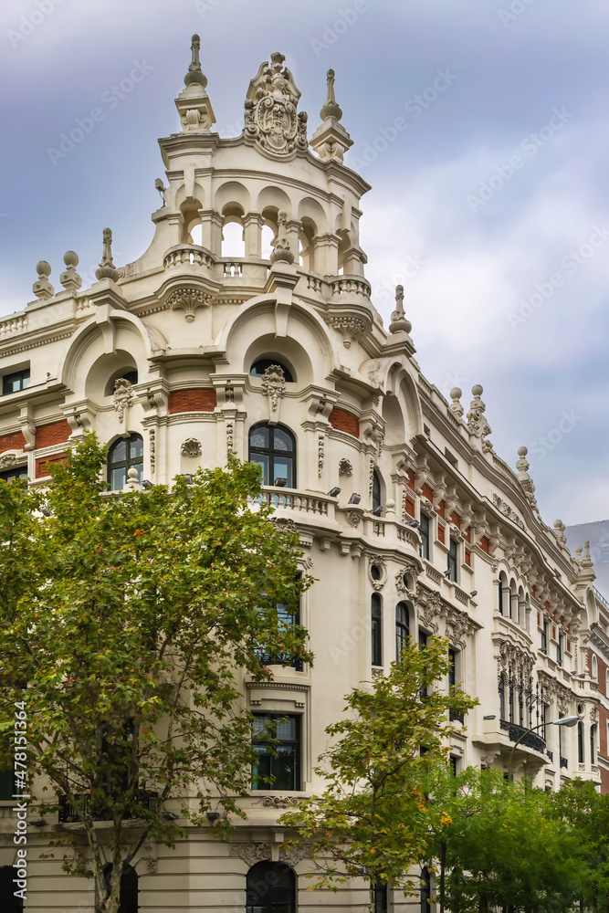 Building in Madrid, Spain