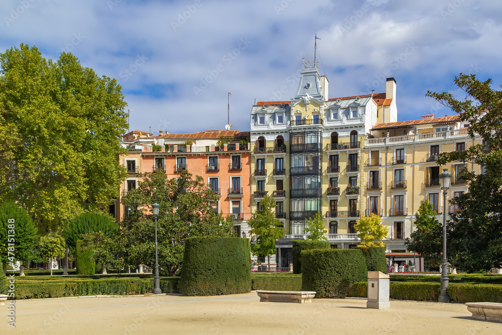 Plaza de Oriente in Madrid, Spain