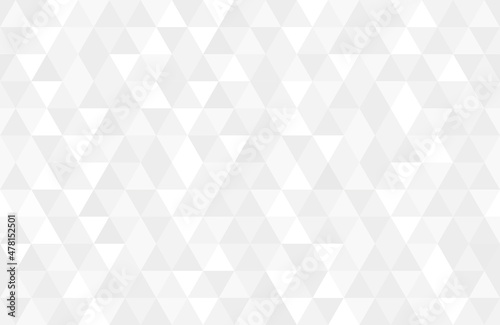 Abstract geometry triangle white and gray background pattern.vector illustration.