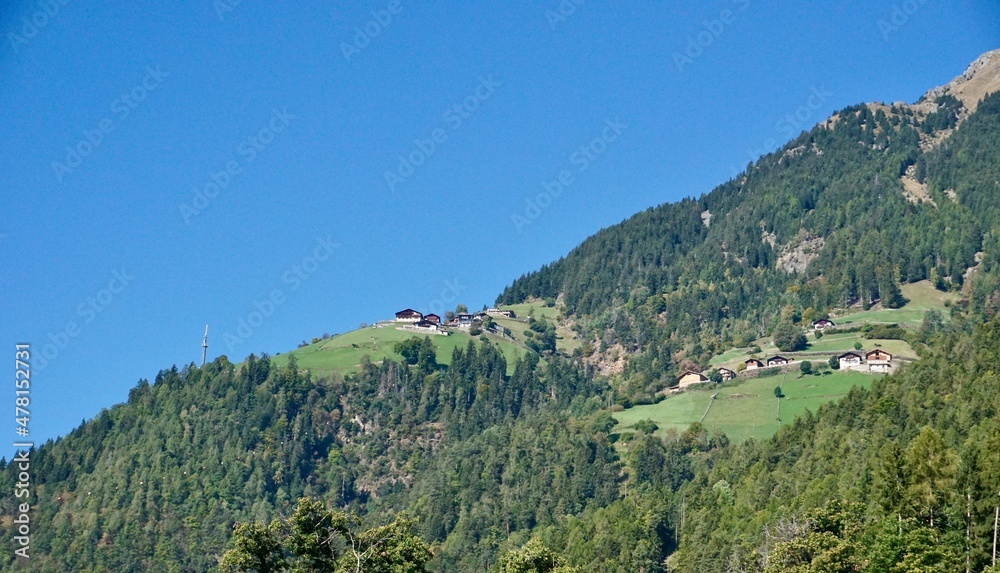 landscape with mountains