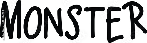 Monster Elegant Cursive Alphabetical Text