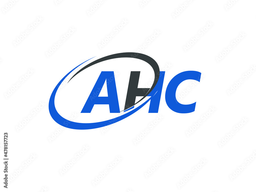 AHC letter creative modern elegant swoosh logo design AHC letter creative modern elegant swoosh logo design