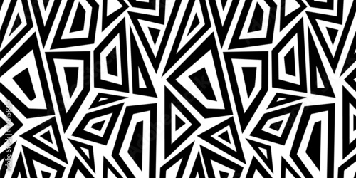 stylish abstract geometric pattern for decoration and textile design