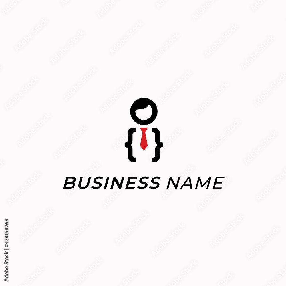 logo combine people and coding