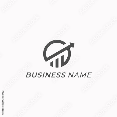 design logo creative financial growth
