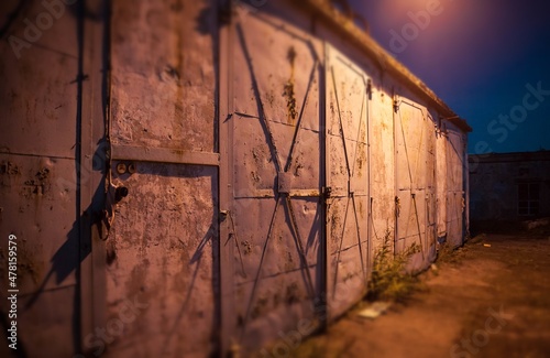 old wooden door